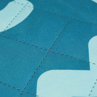 Xiaomi Early Wind Skin-friendly Moisture-proof Picnic Mat Blue/Light Blue